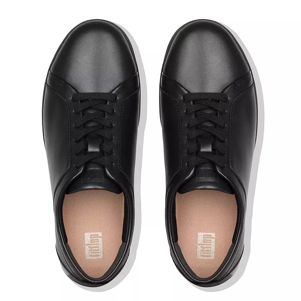 FitFlop Women's Rally Leather Trainers All Black