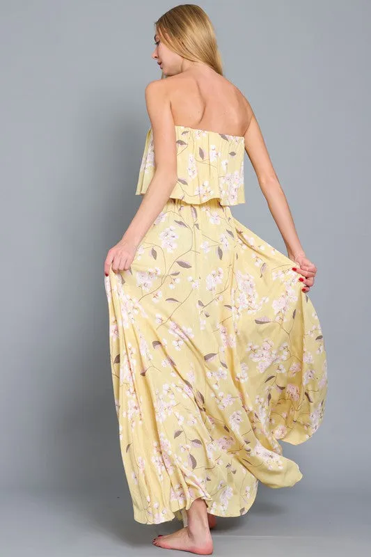 Floral Tube Top Maxi Dress - Final Sale