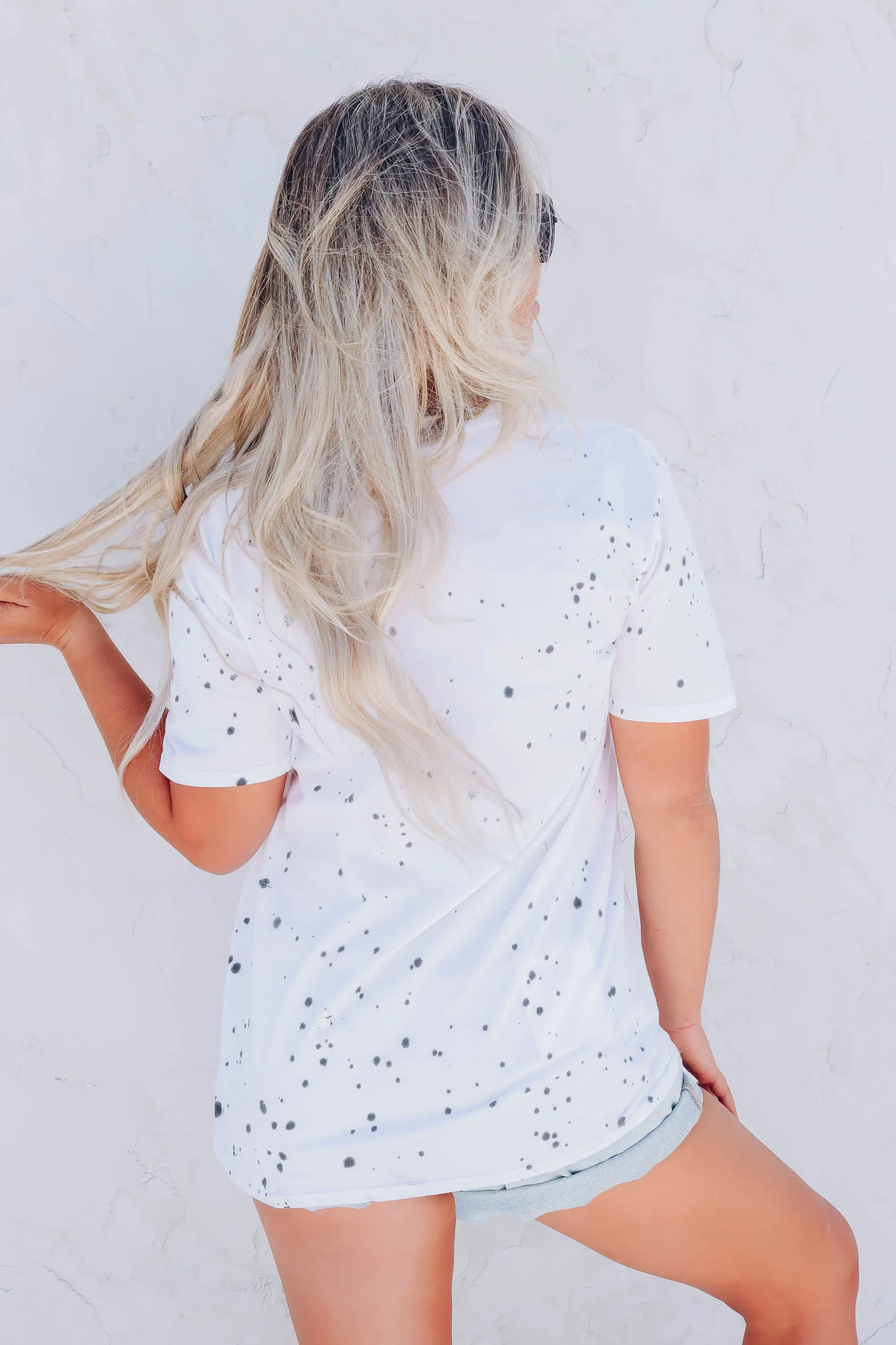 Free Spirit Splatter Graphic Tee