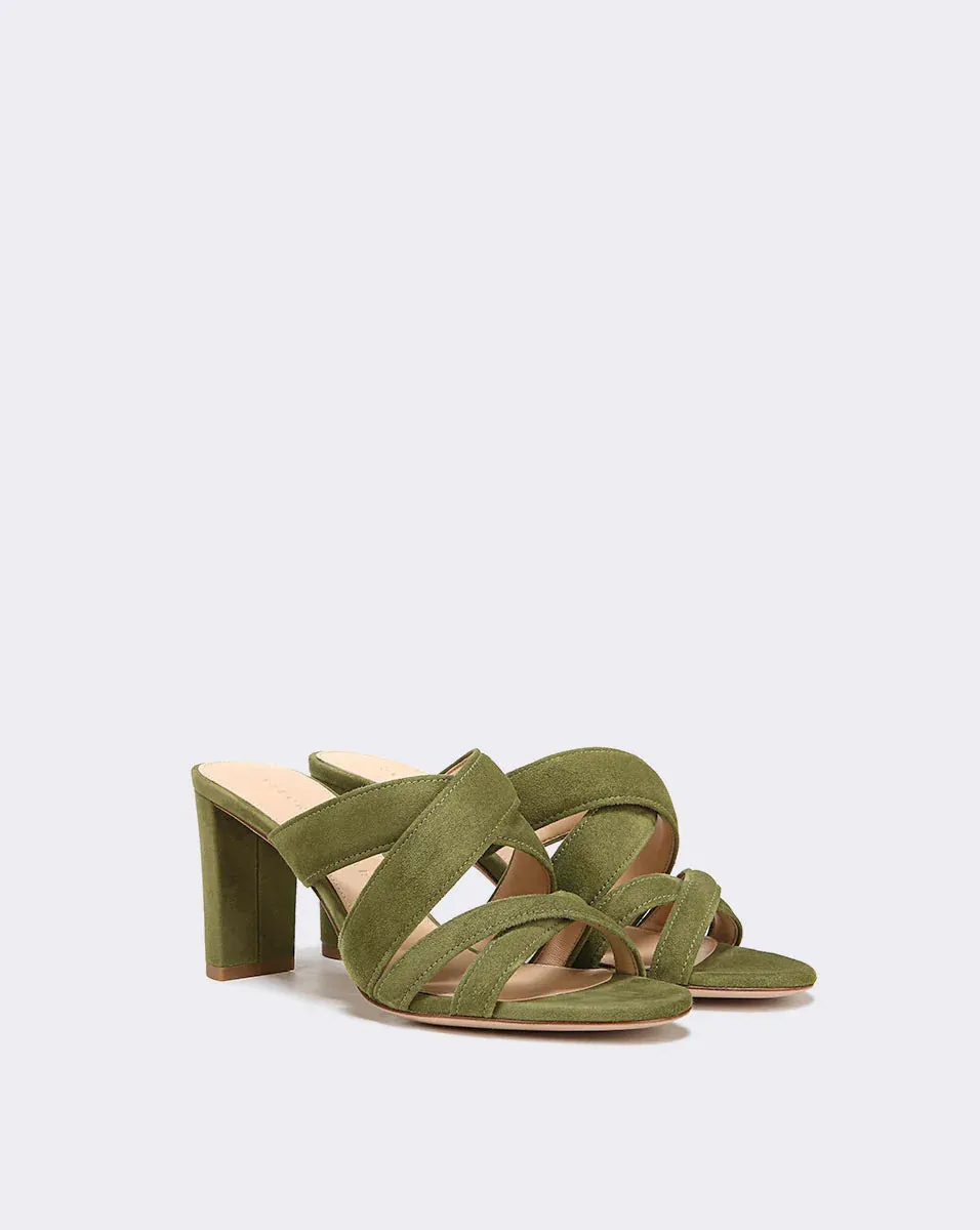 Ginny Sandal - Palm Green