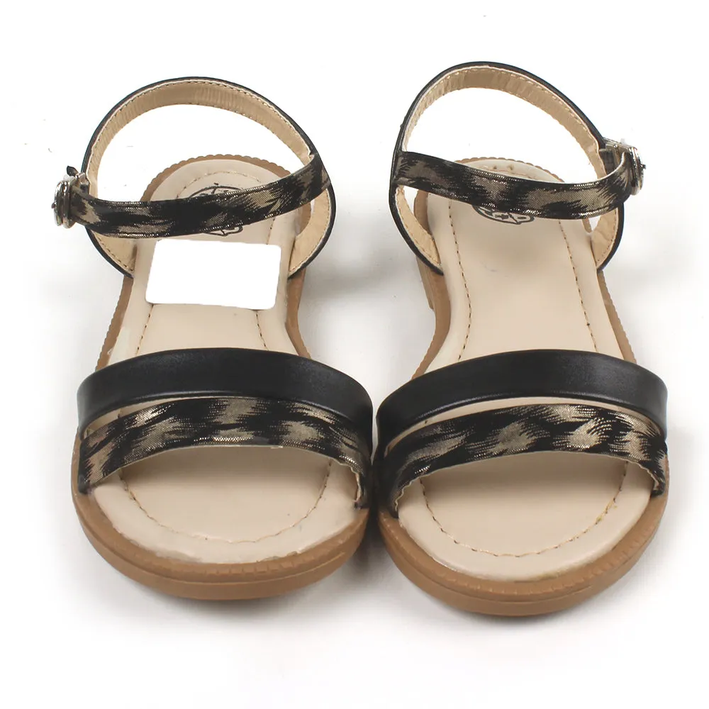 Girls Sandal 40-20 - Black/Gold