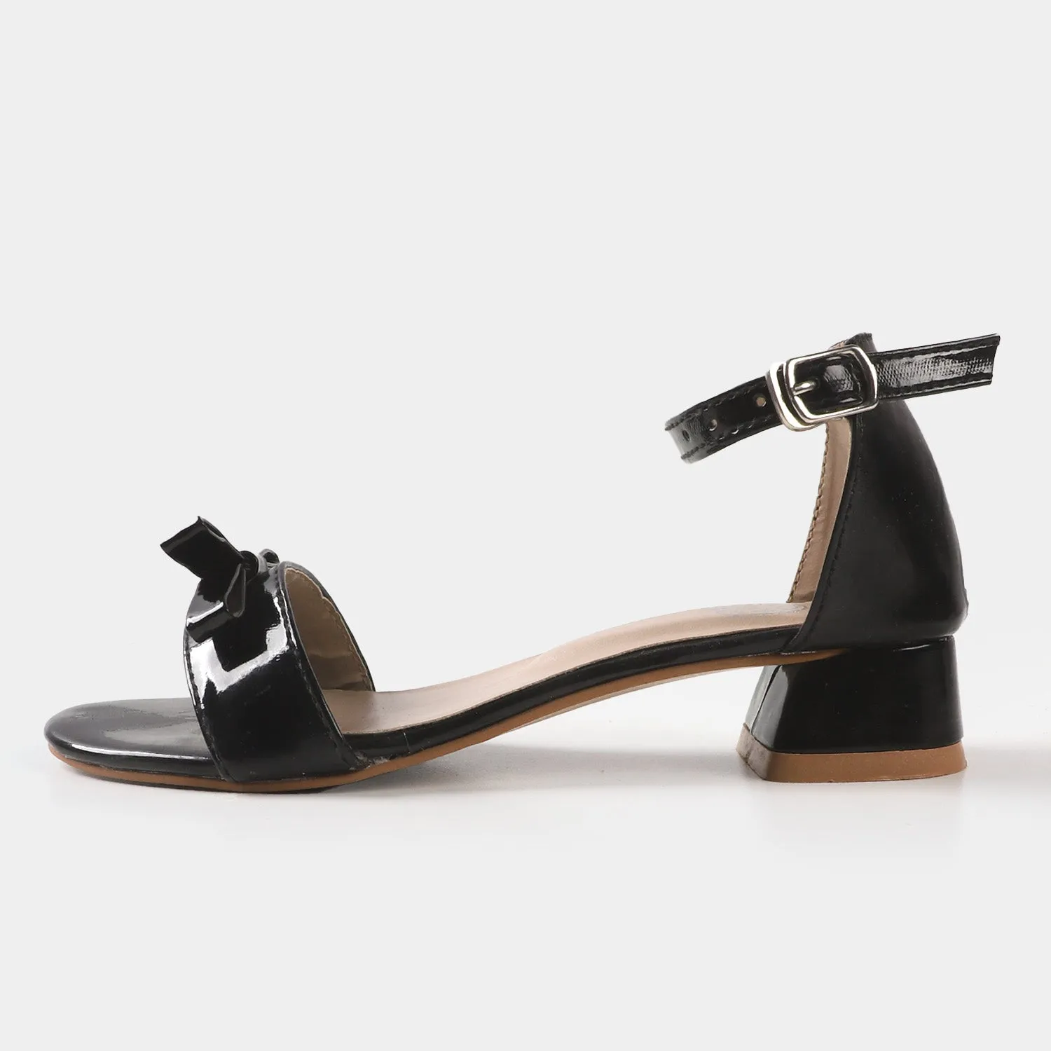 Girls Sandal Heels 456-4 - BLACK