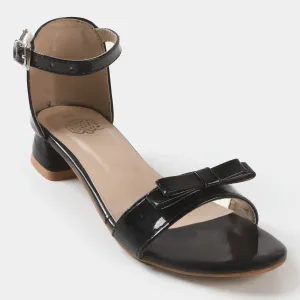 Girls Sandal Heels 456-4 - BLACK