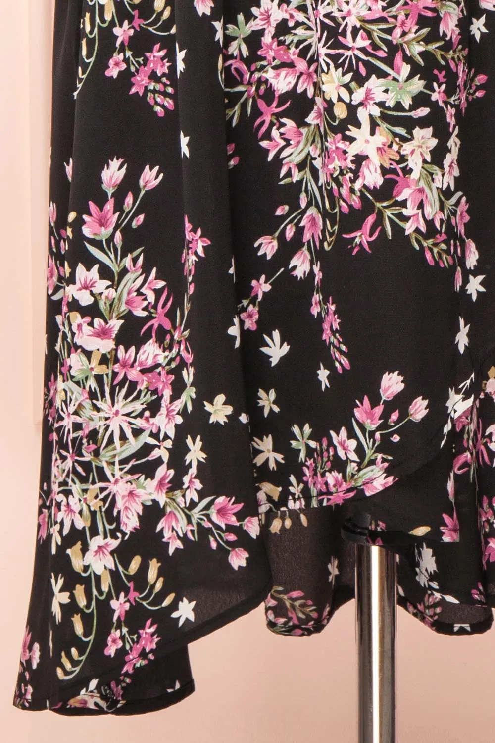 Gladenbach | Floral High Low Wrap Dress