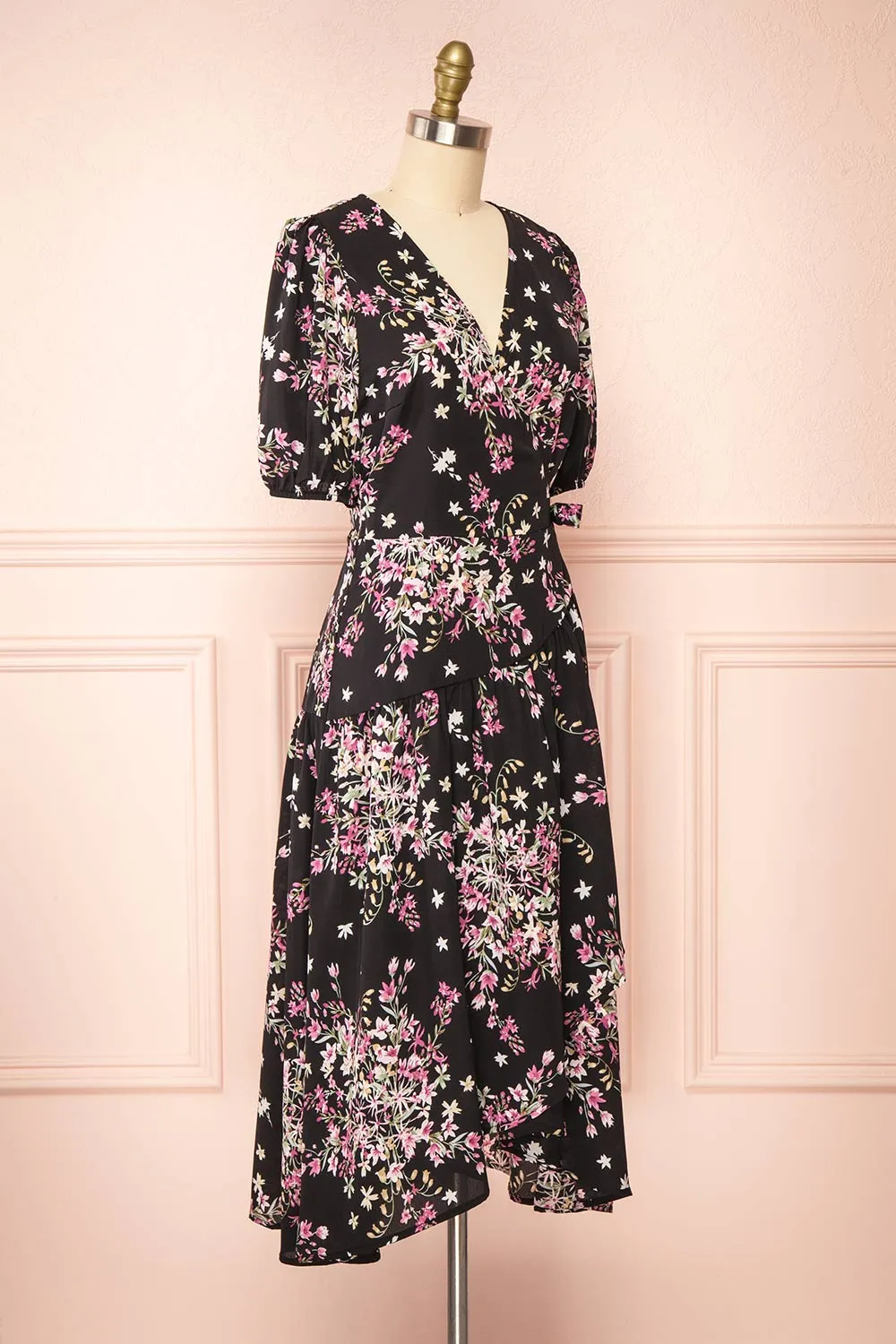 Gladenbach | Floral High Low Wrap Dress
