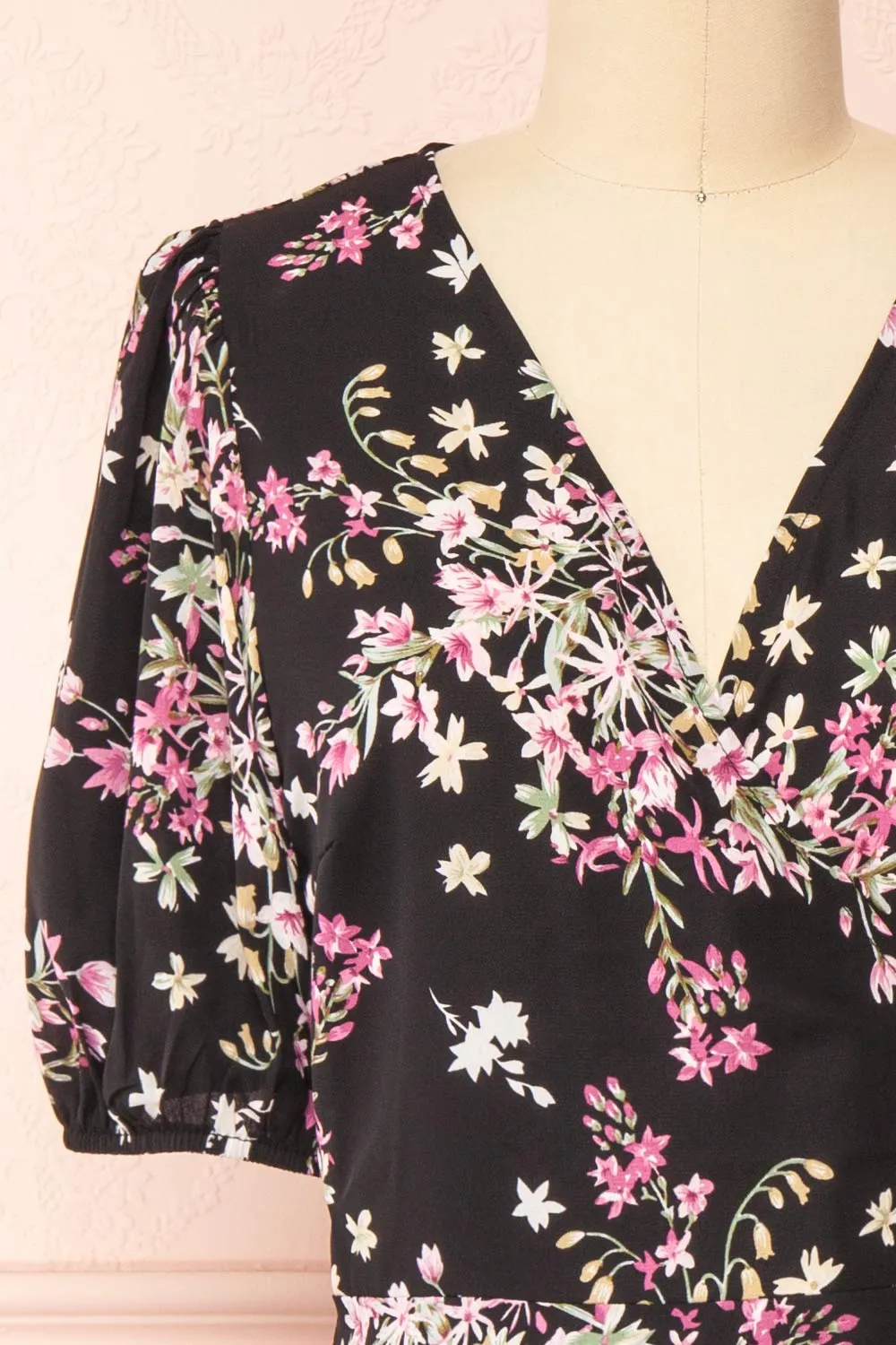 Gladenbach | Floral High Low Wrap Dress