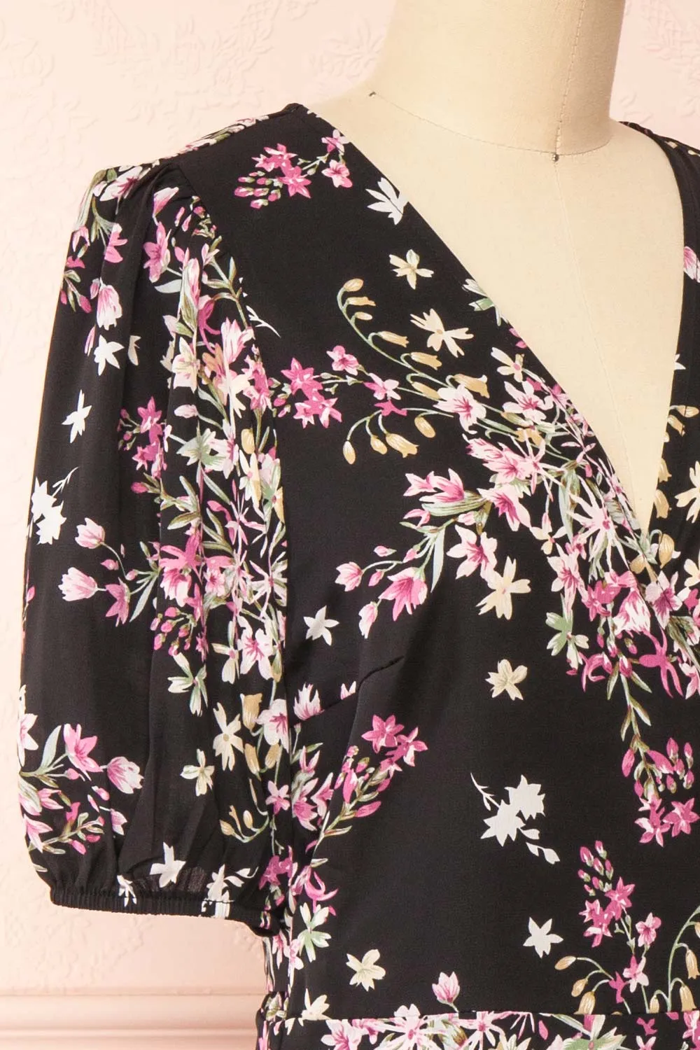 Gladenbach | Floral High Low Wrap Dress