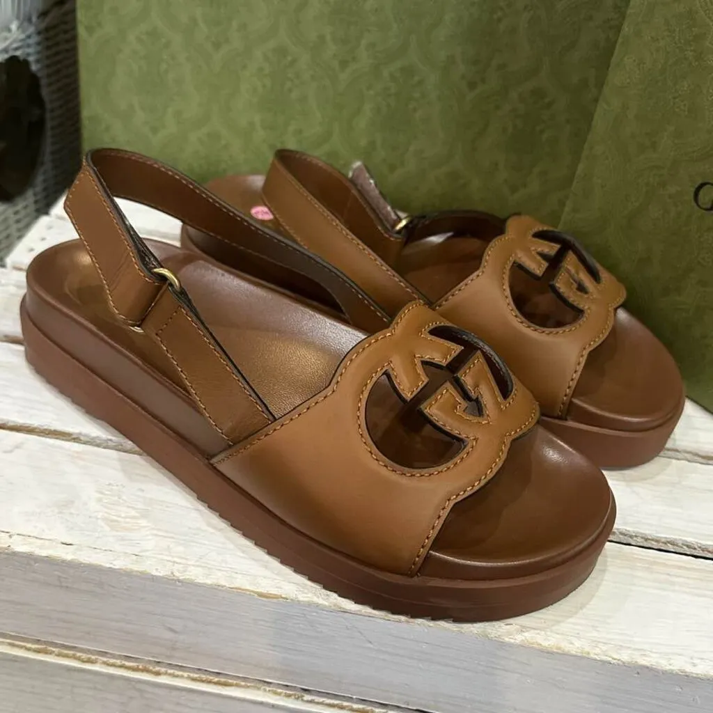 Gucci Cosmos Softy Sandals - Size 40.5