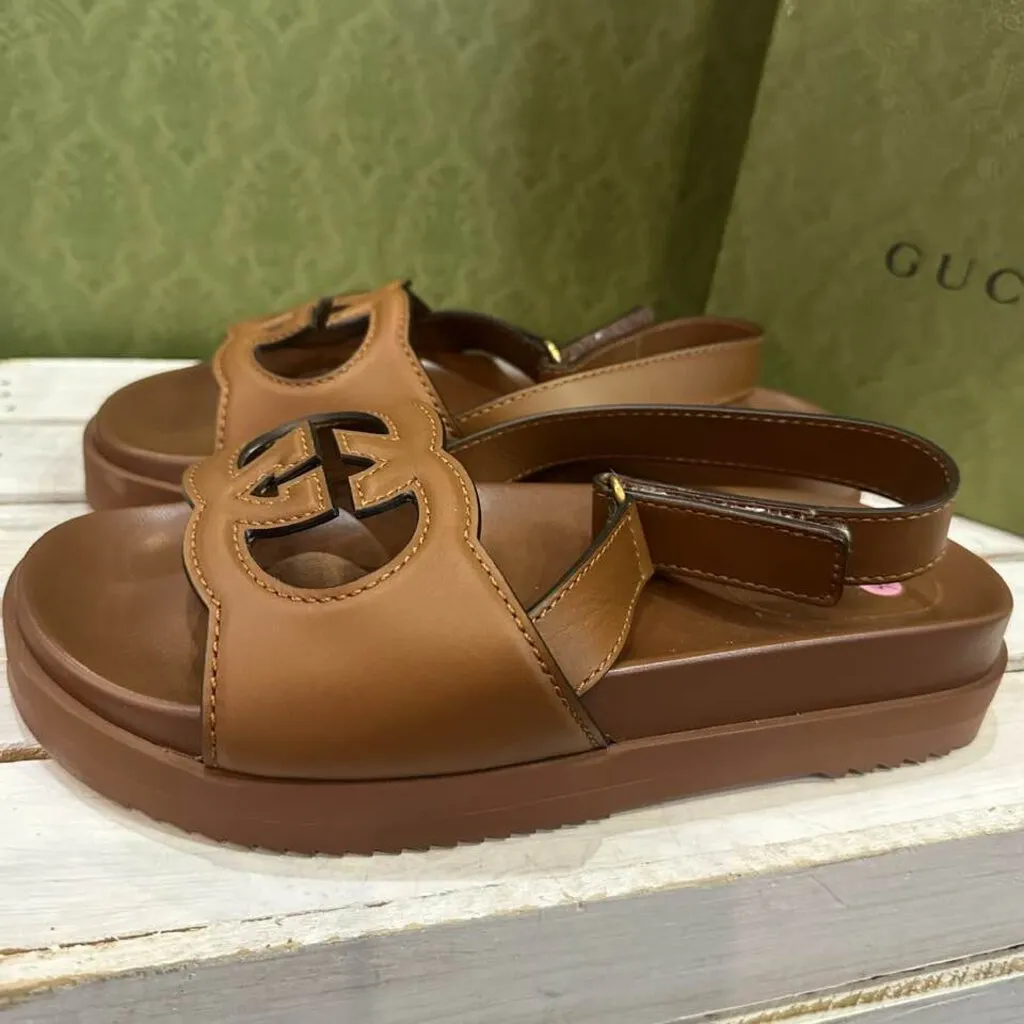 Gucci Cosmos Softy Sandals - Size 40.5