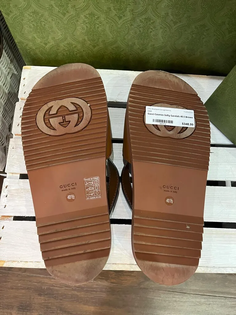 Gucci Cosmos Softy Sandals - Size 40.5