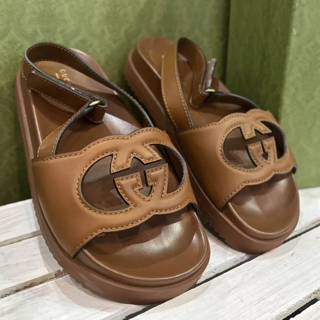 Gucci Cosmos Softy Sandals - Size 40.5