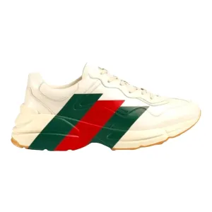 Gucci Rhyton Web Print Sneakers