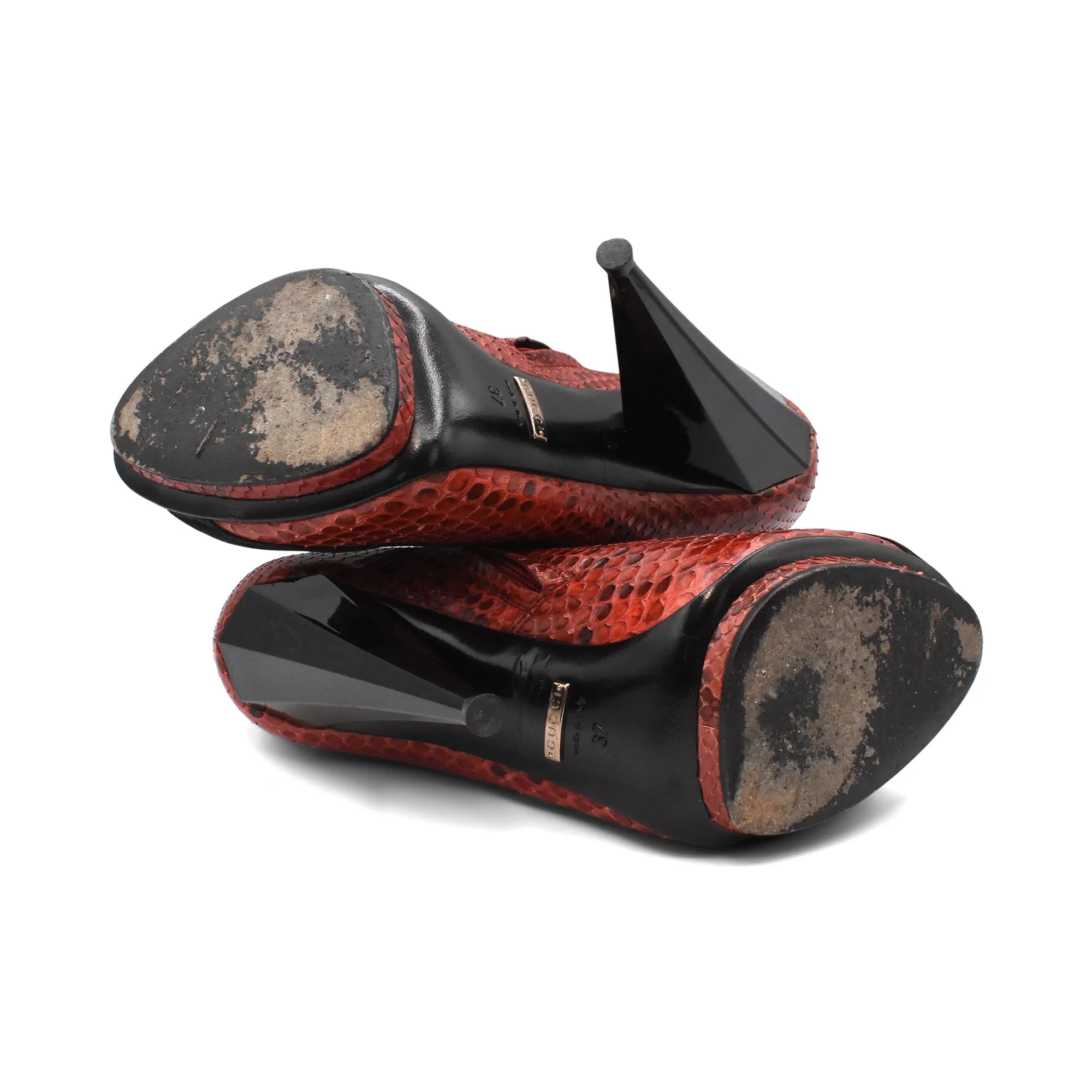 Gucci Spring 2014 Python Heels - Women's 37