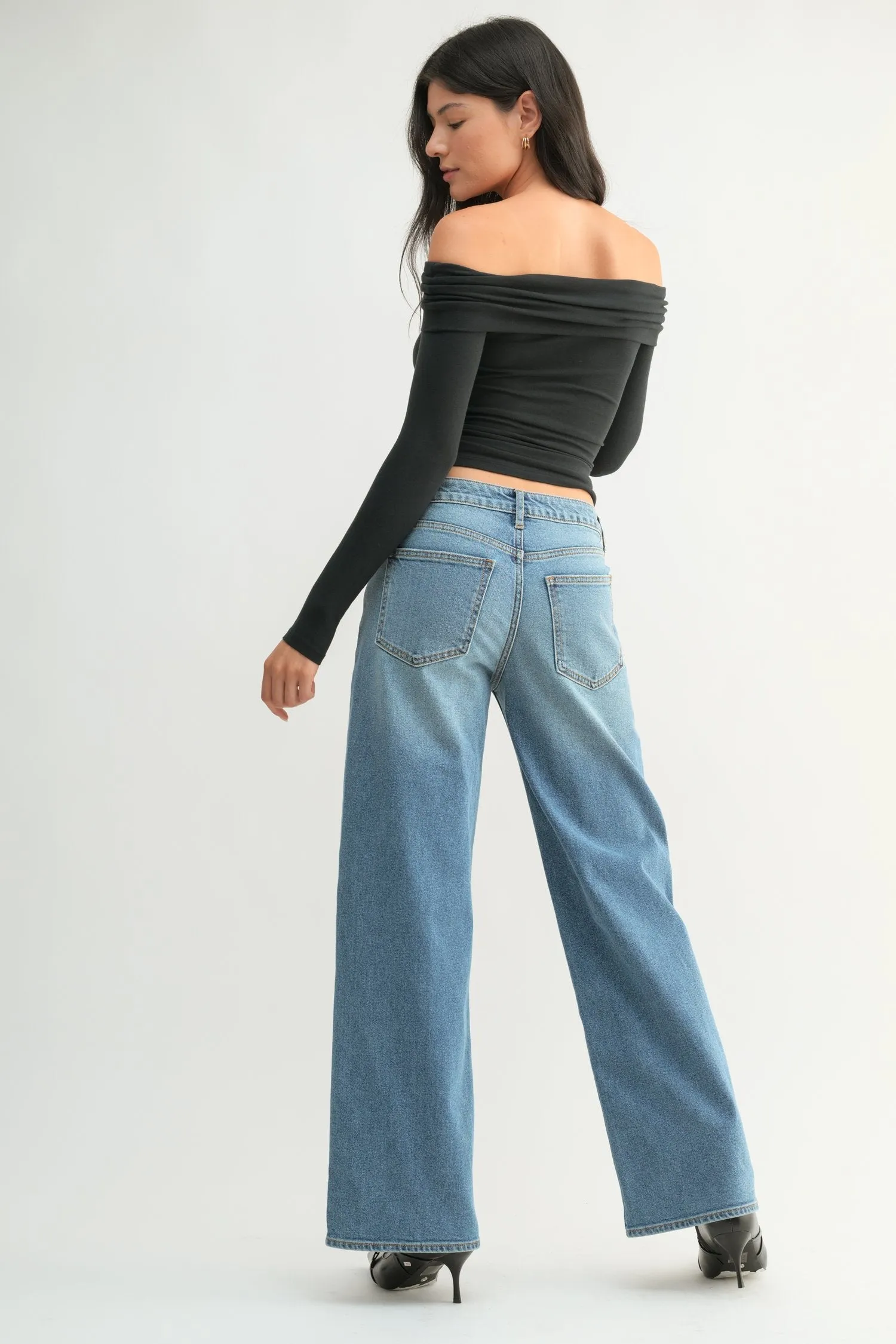 High Rise Straight Jean