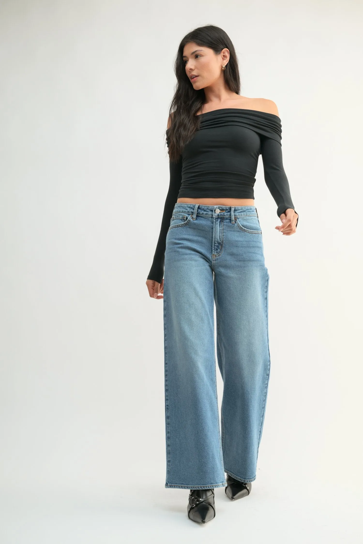 High Rise Straight Jean