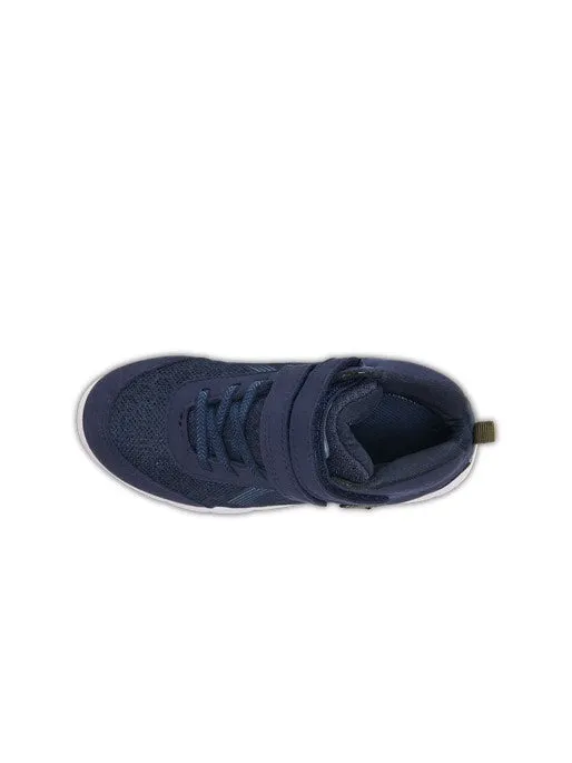 Hummel Crosslite Mid Tex Jr Mid- Cut Black Iris Trainers