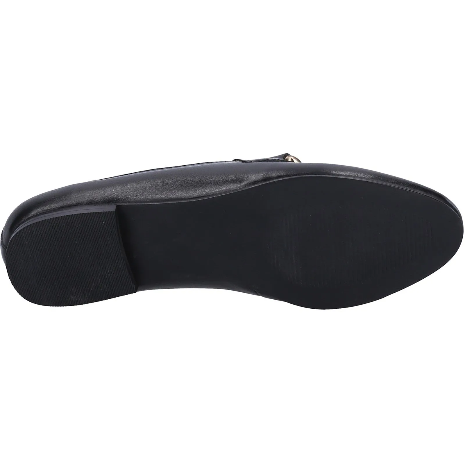 Hush Puppies Womens Harper Chain Loafer - Black