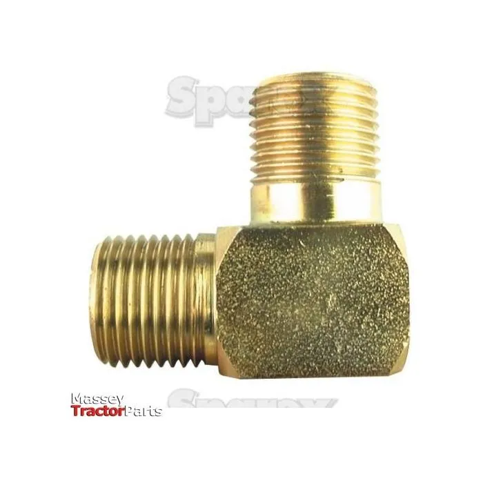 Hydraulic Adaptor 1/2'' BSP Male x 1/2'' BSP Male 90° Compact Elbow | Sparex Part No.S.14123