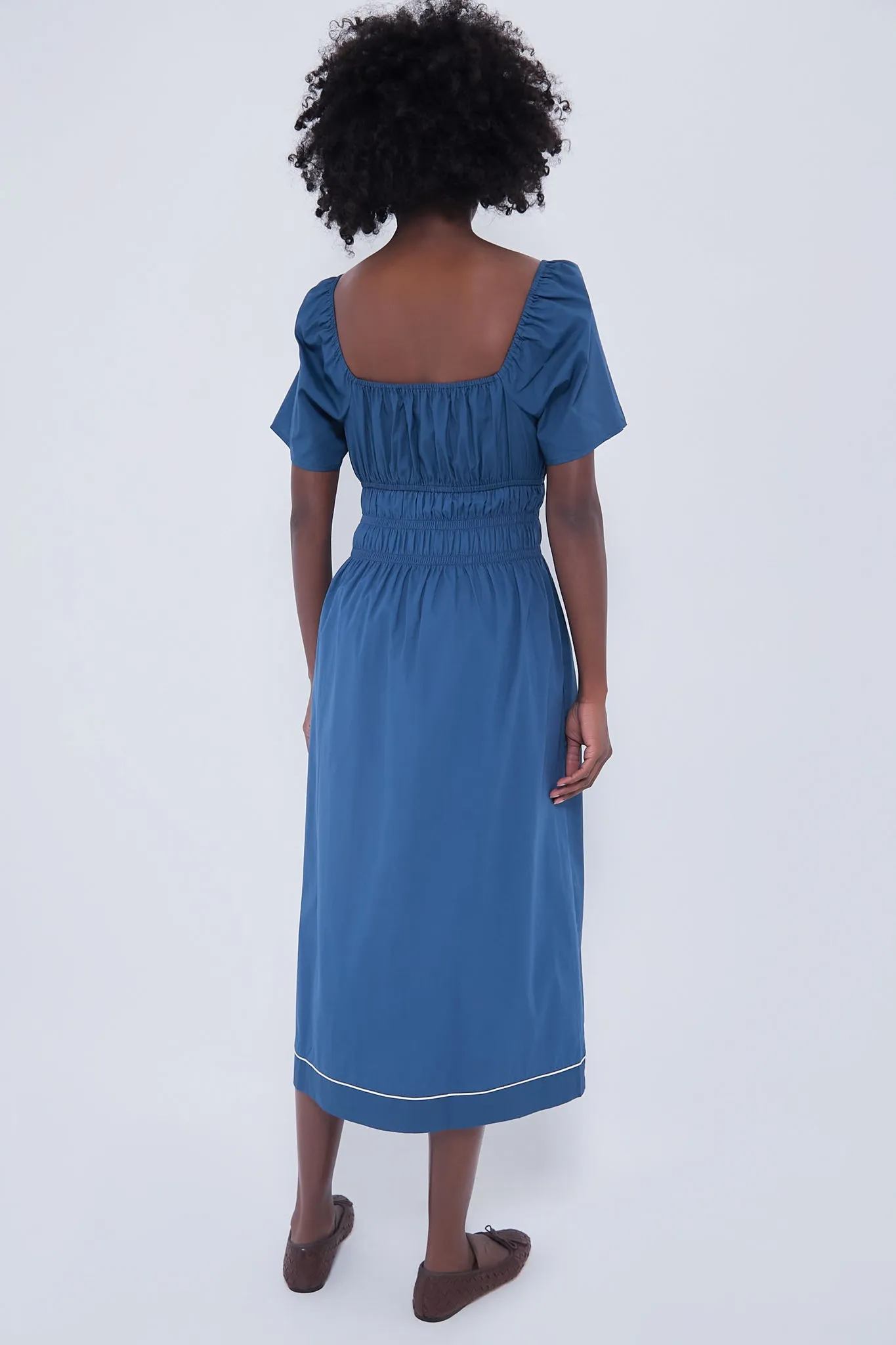 Ink Fiorella Midi Dress