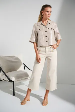 Joseph Ribkoff Stretch Culotte Greige Jeans