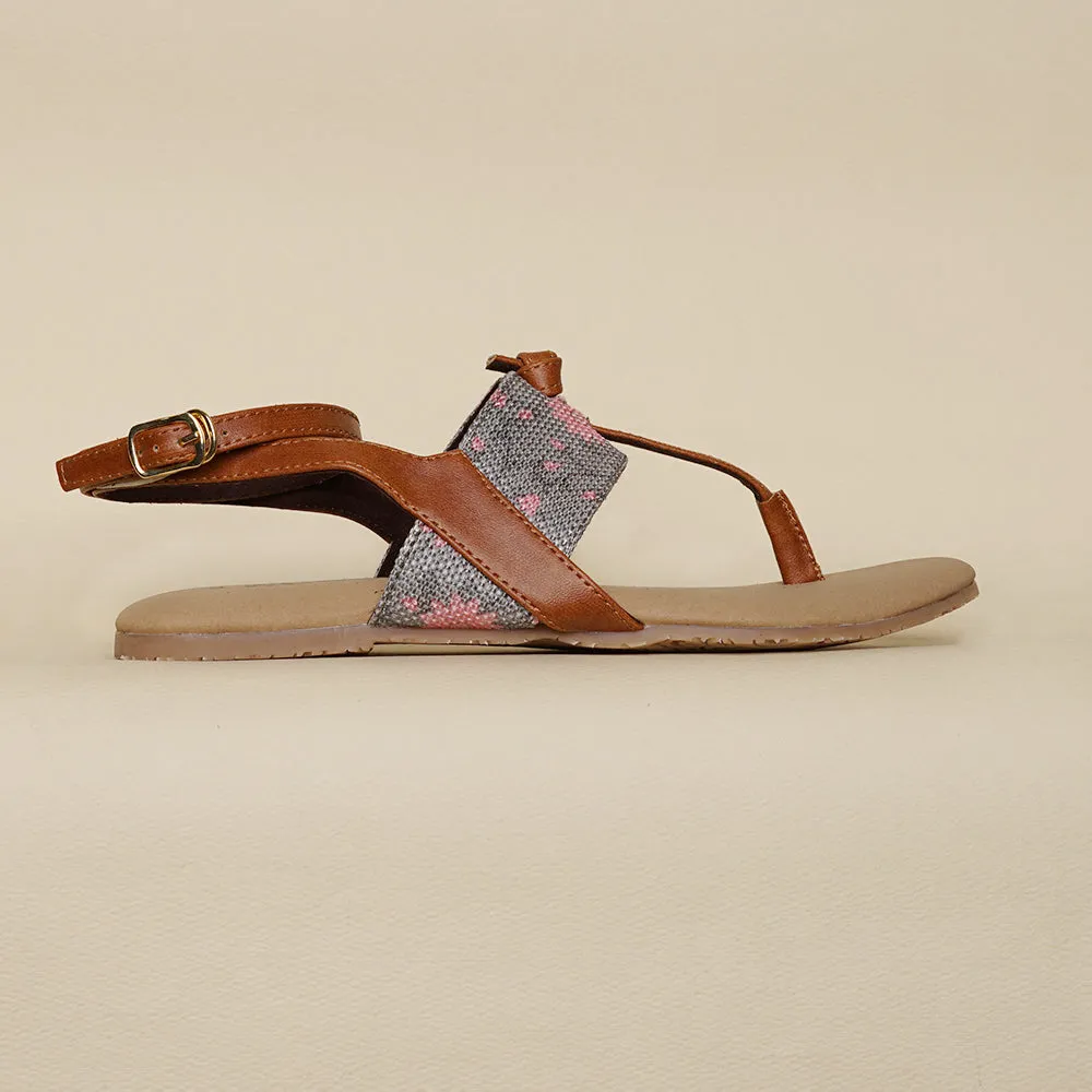 Kadapa Garden T Strap Sandal