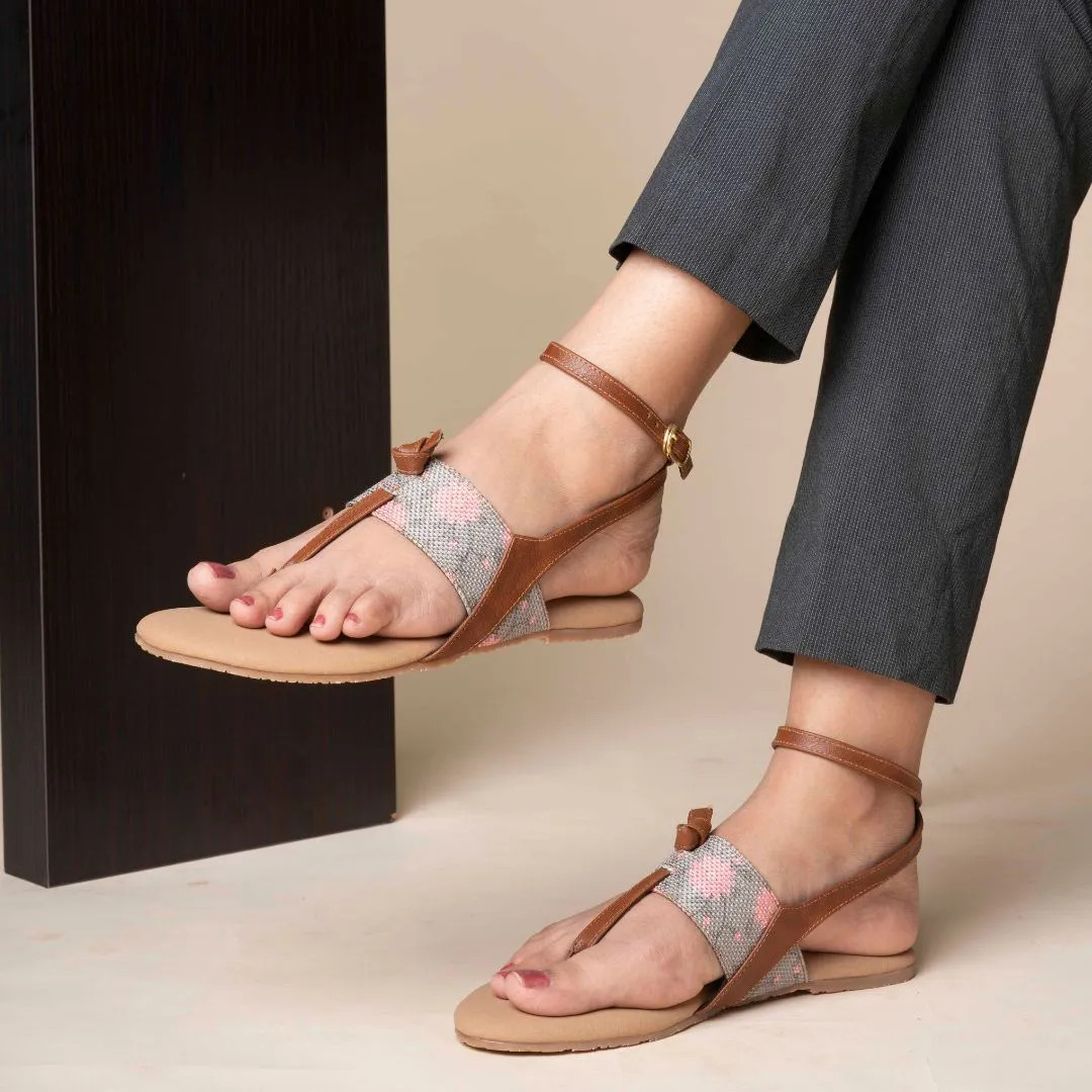 Kadapa Garden T Strap Sandal