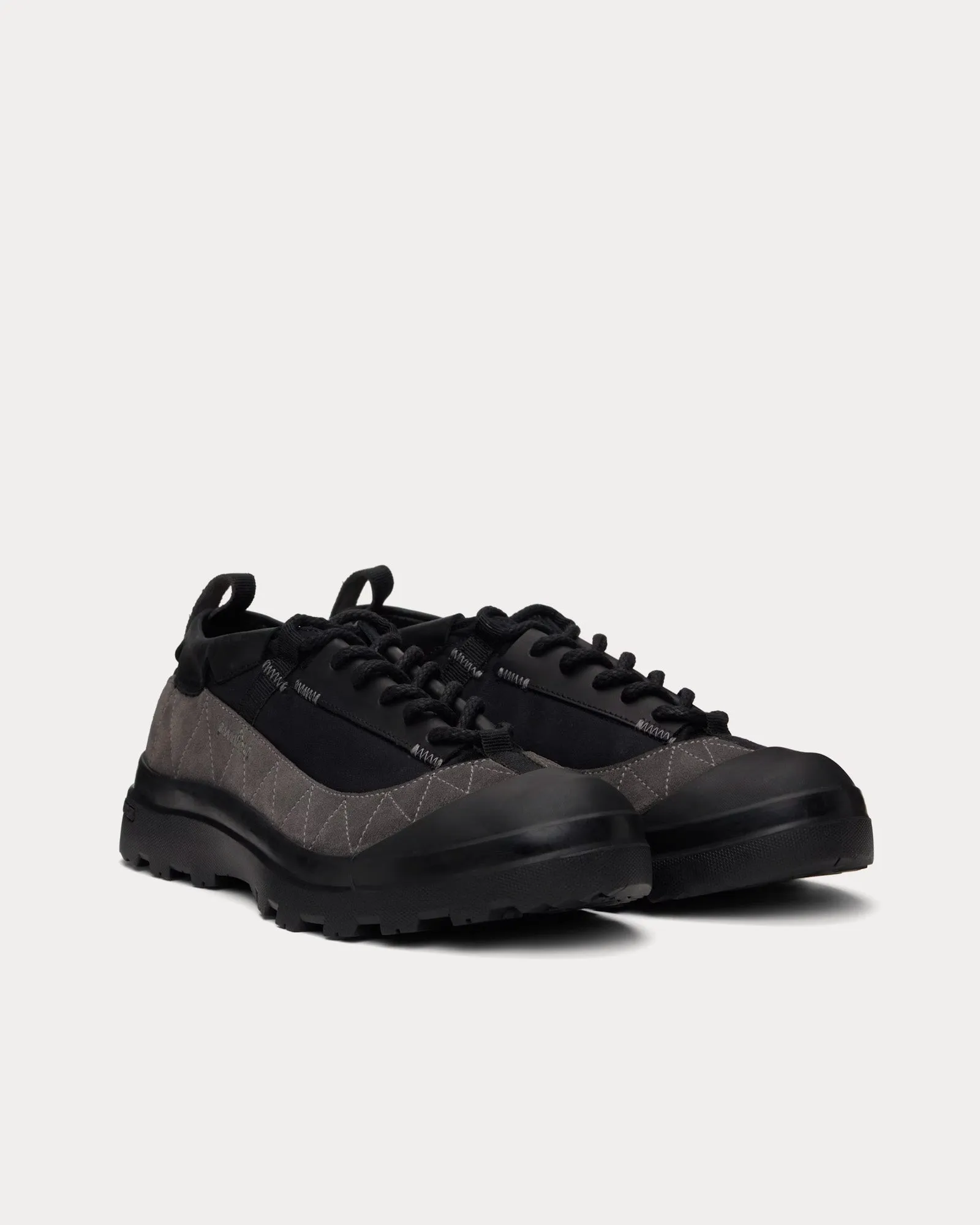 Kalt Black Low Top Sneakers