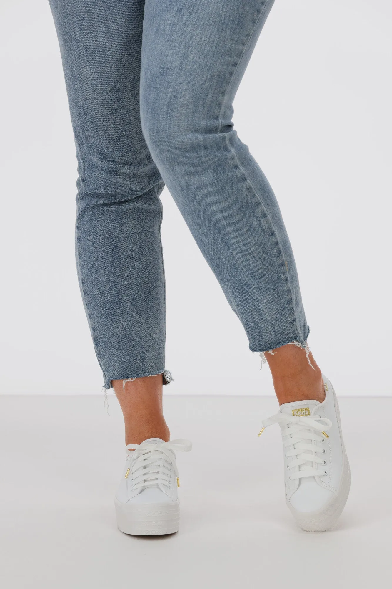 Keds Triple Up Leather Sneaker White