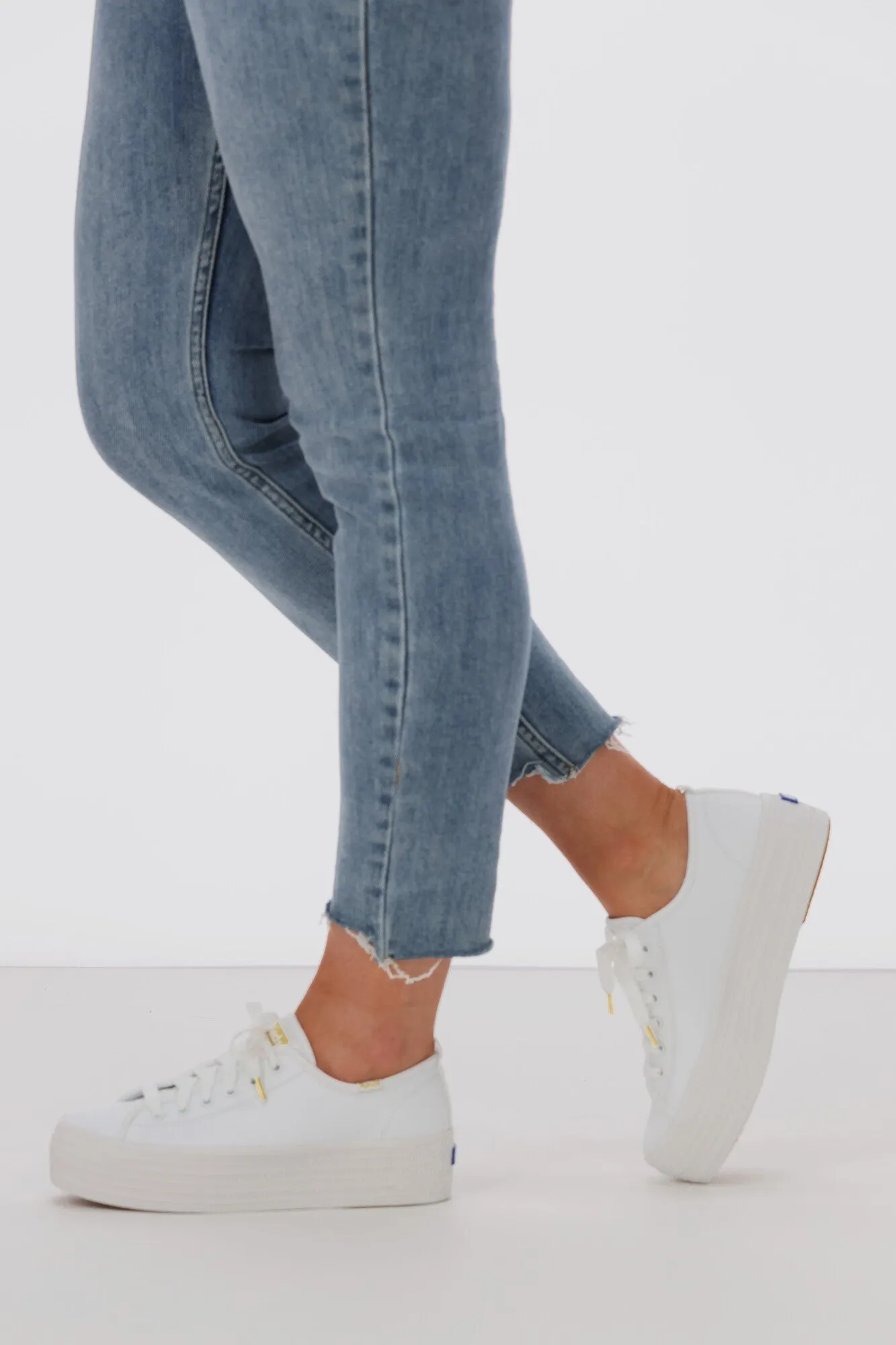 Keds Triple Up Leather Sneaker White