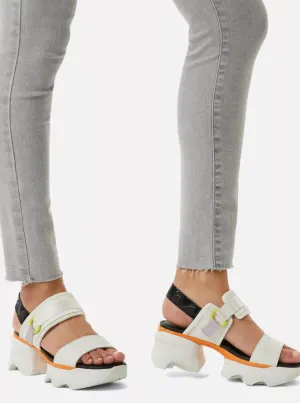 Kinetic Impact Slingback Heel Sandal [Sea Salt/Black]