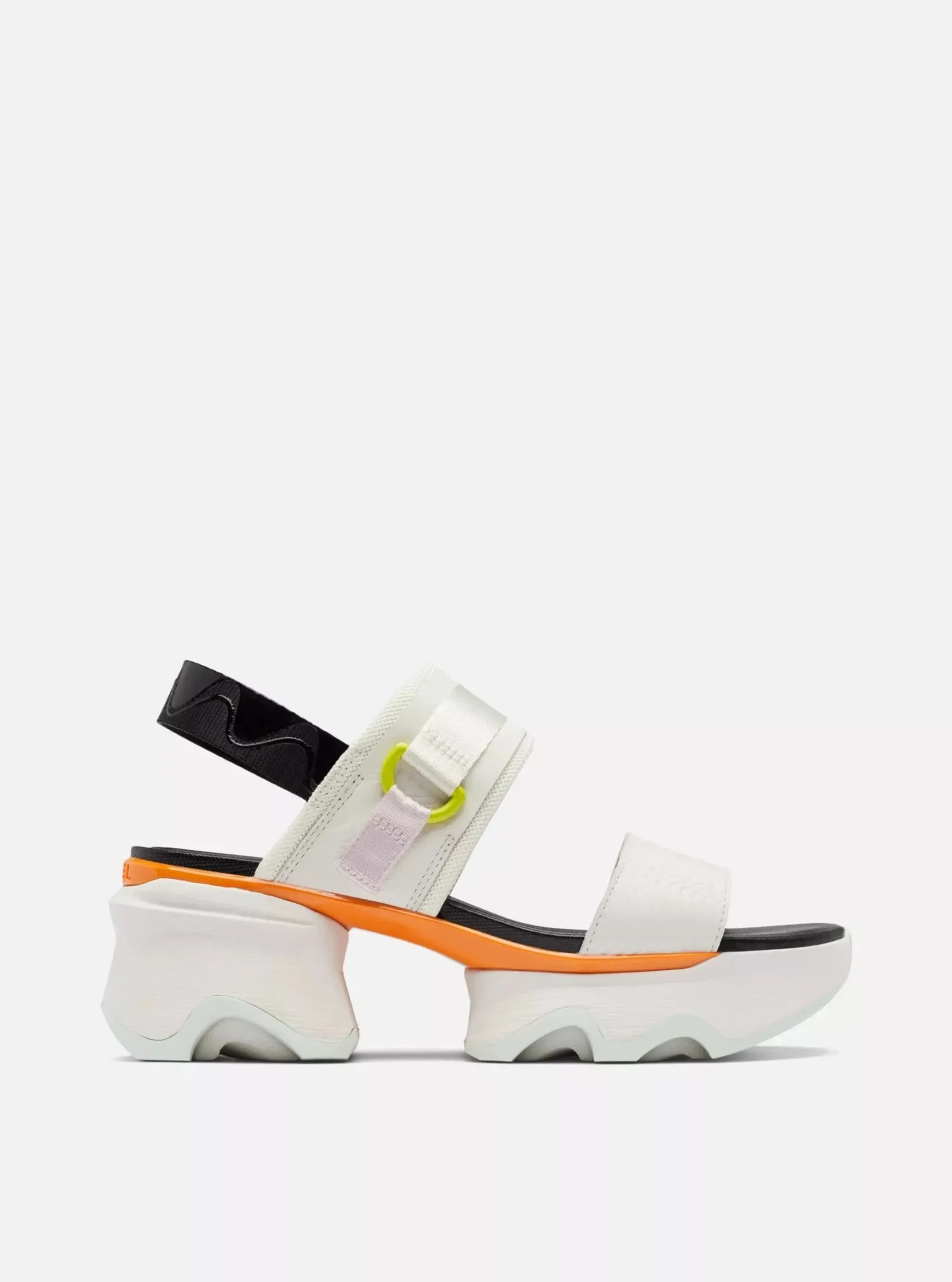 Kinetic Impact Slingback Heel Sandal [Sea Salt/Black]