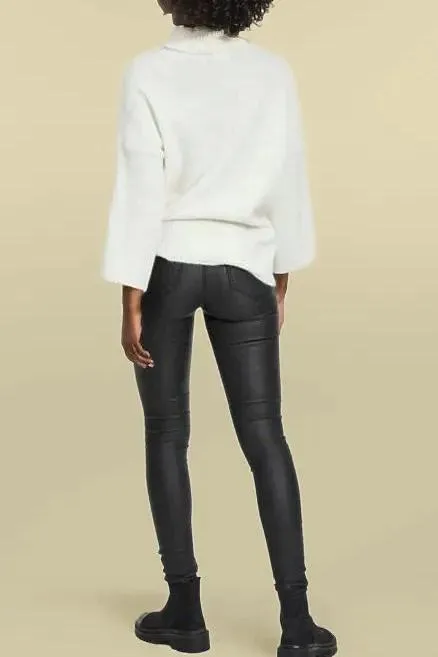 Leather Look Skinny Jeans