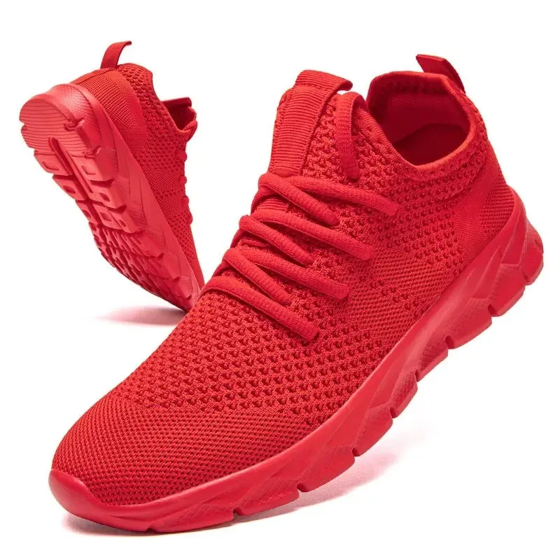 Lightweight Casual Men's Shoes Anti-slip Comfort Breathable Sneakers Outdoor Running Shoes for Men Push Size Mesh Footwear