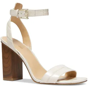 MICHAEL KORS Women's Leather Slingback Block Heel