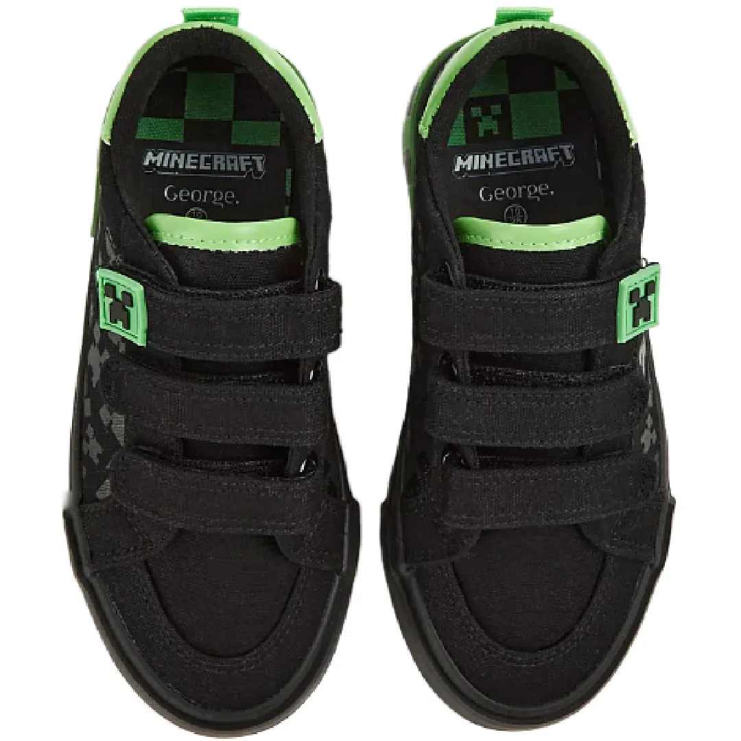 MINECRAFT Black Trainers