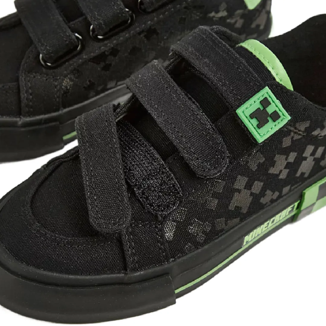 MINECRAFT Black Trainers