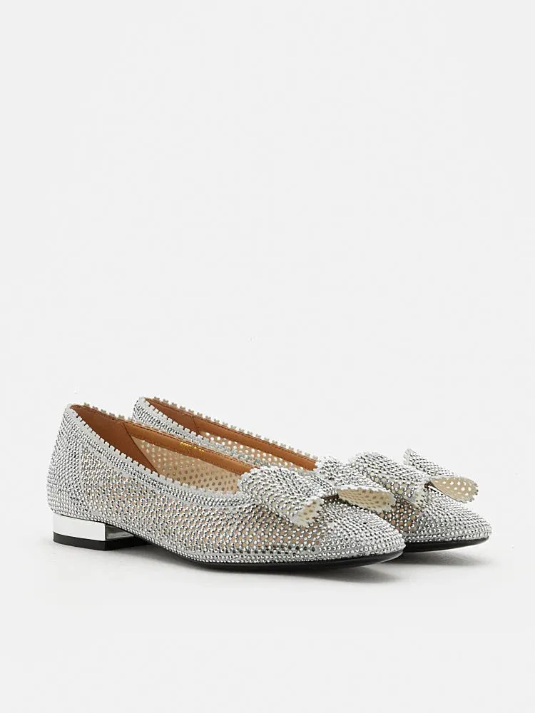 Mirabella Crystal Embellished Ballerinas
