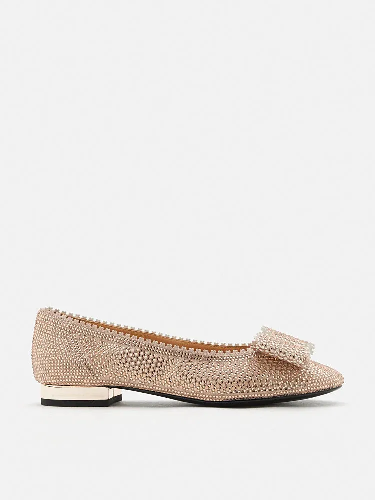 Mirabella Crystal Embellished Ballerinas
