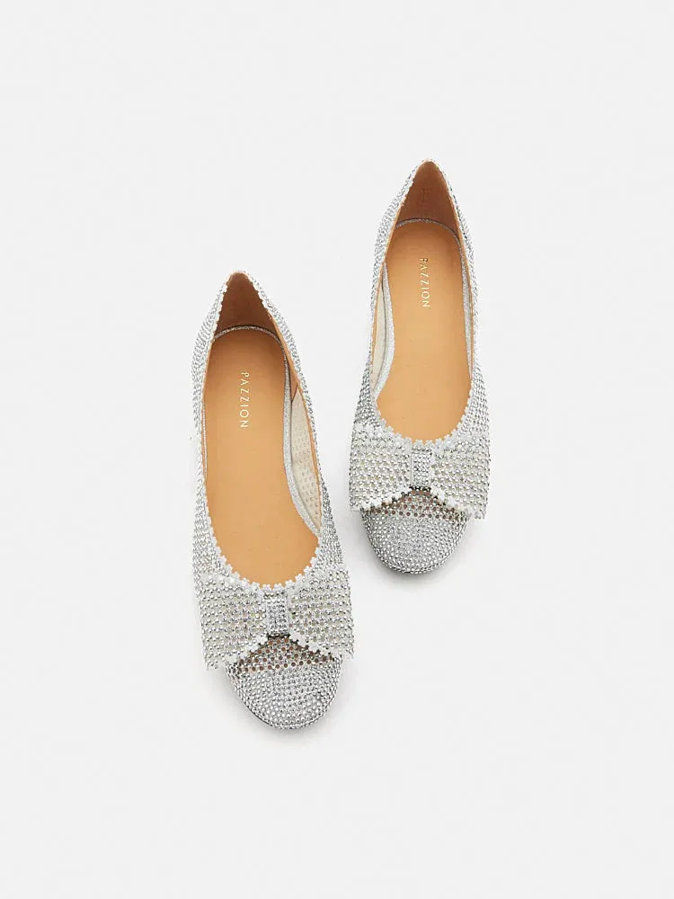Mirabella Crystal Embellished Ballerinas