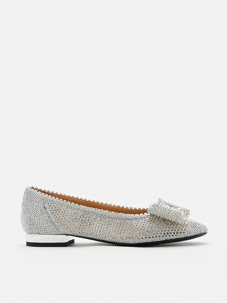 Mirabella Crystal Embellished Ballerinas