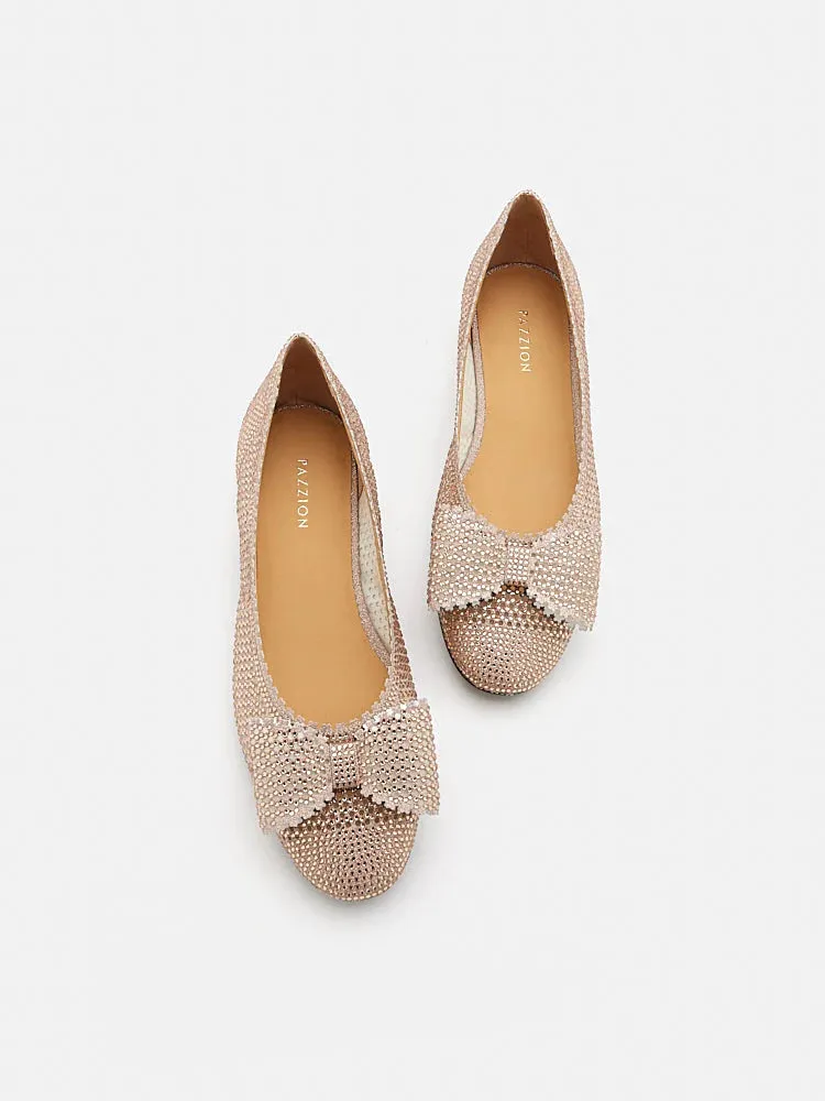 Mirabella Crystal Embellished Ballerinas