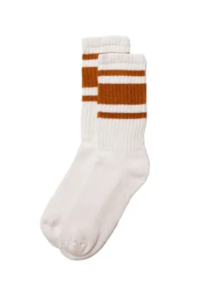 Mono Stripe Sock- Texas Orange