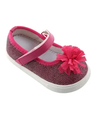 Mooshu Trainers Girls Hot Pink Freeman Squeaky Mary Jane Shoes 3 Baby-9 Toddler