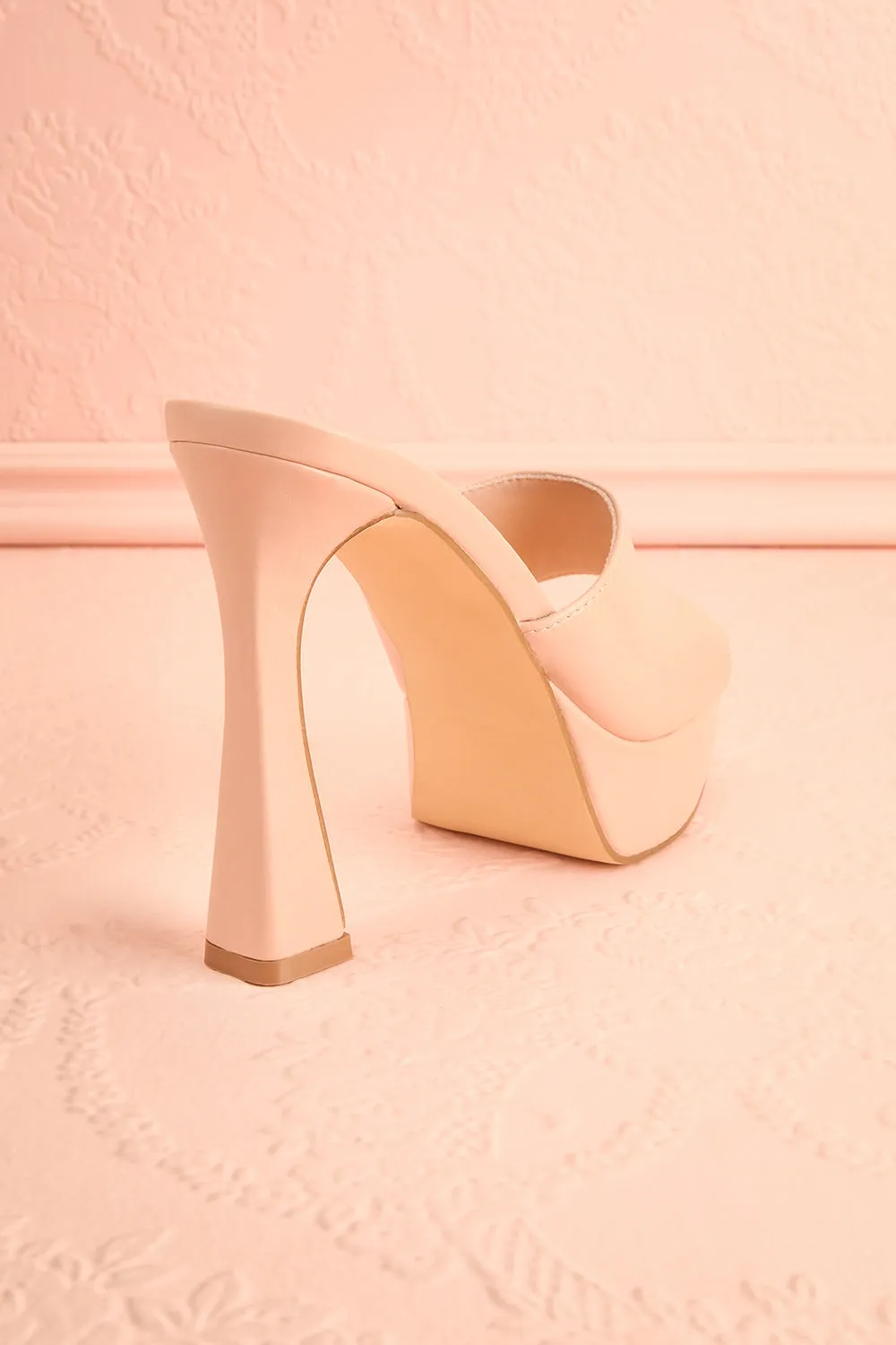 Nerthus Beige | High Heel Sandals