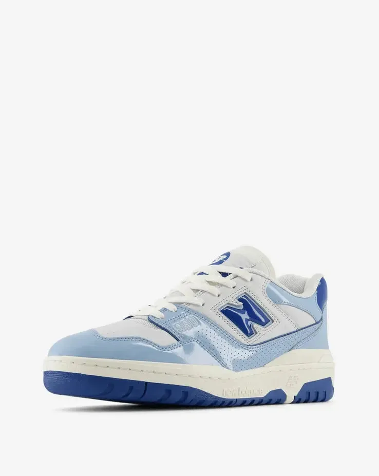 New Balance 550 Sneakers - Patent Leather Pack Chrome Blue