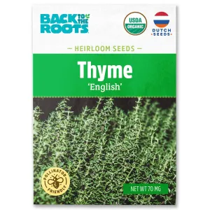 Organic Thyme Seeds — 'English'