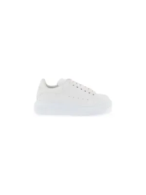 Oversized Platform Leather Sneakers