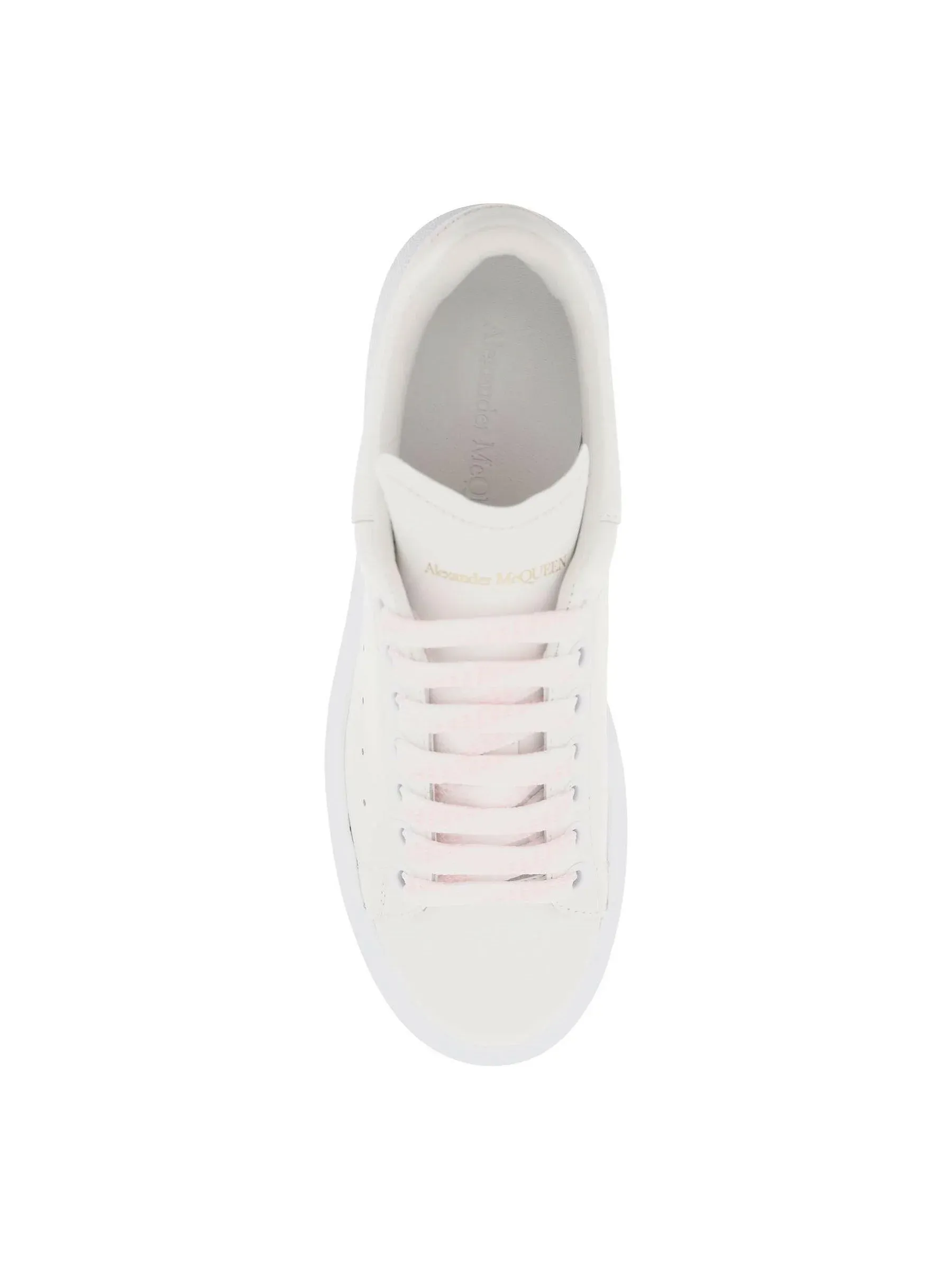 Oversized Platform Leather Sneakers