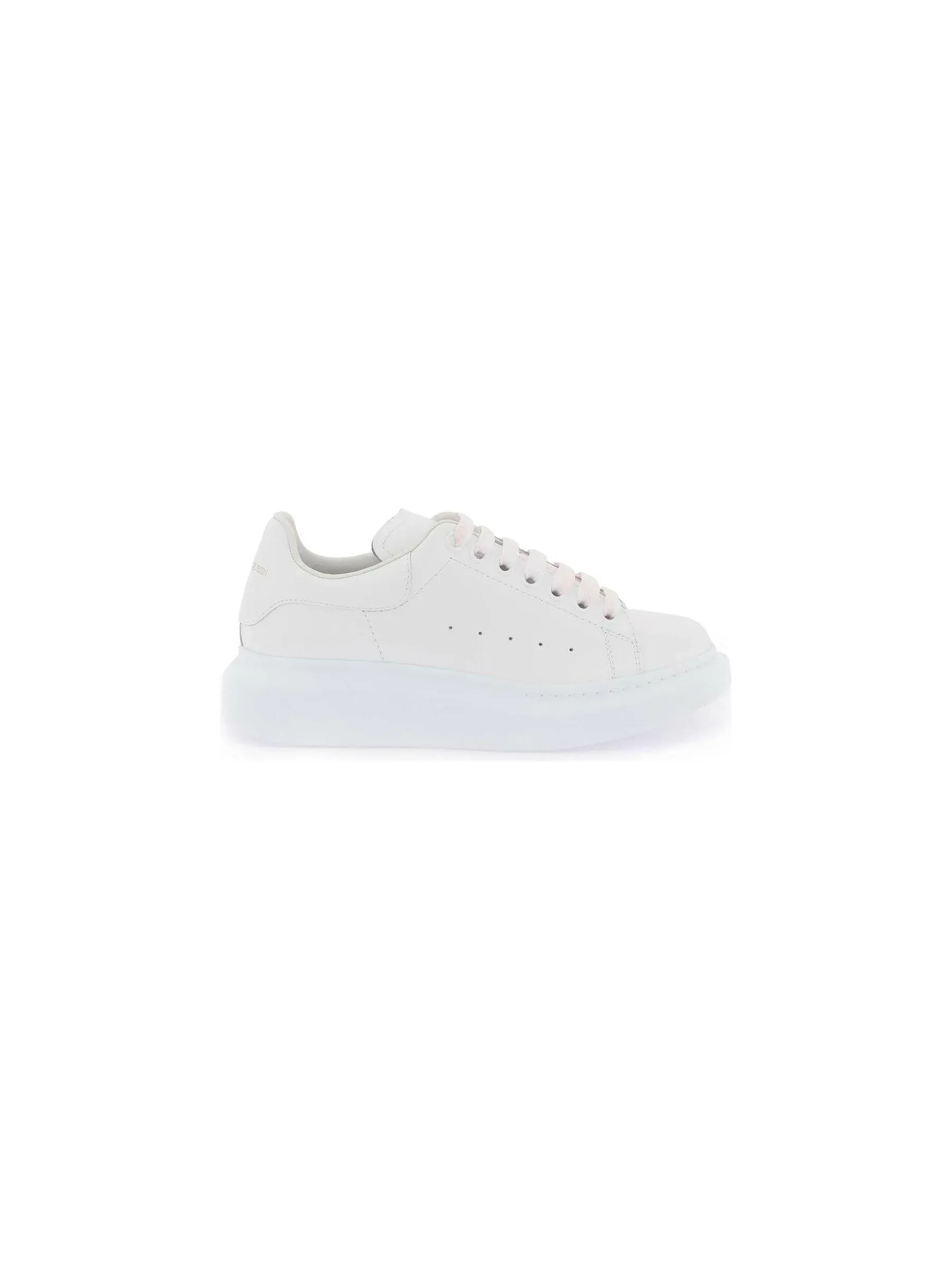 Oversized Platform Leather Sneakers