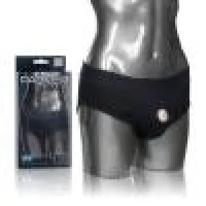 PACKER GEAR BLACK BRIEF HARNESS XS/S